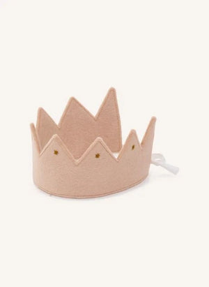 Muskhane - Rani Felt Crown | Powder pink