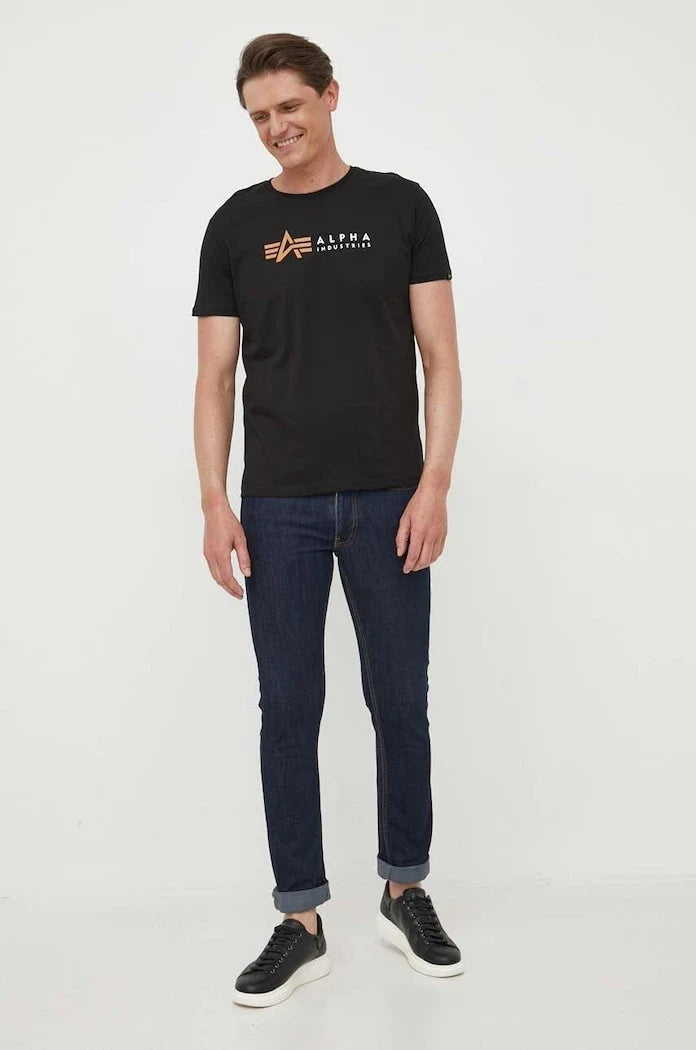 Pamuklu Tişört Alpha Industries Label T 118502 03