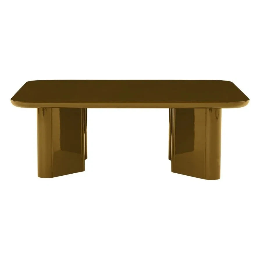Gabrielle Paris - Thelma Lacquered Wood Coffee Table | Amber