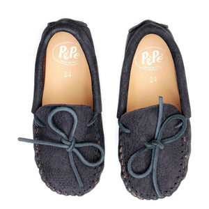 Pèpè - Siyah nubuk loafer