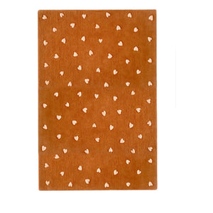 Maison Deux - Wool Heart Rug | Brown