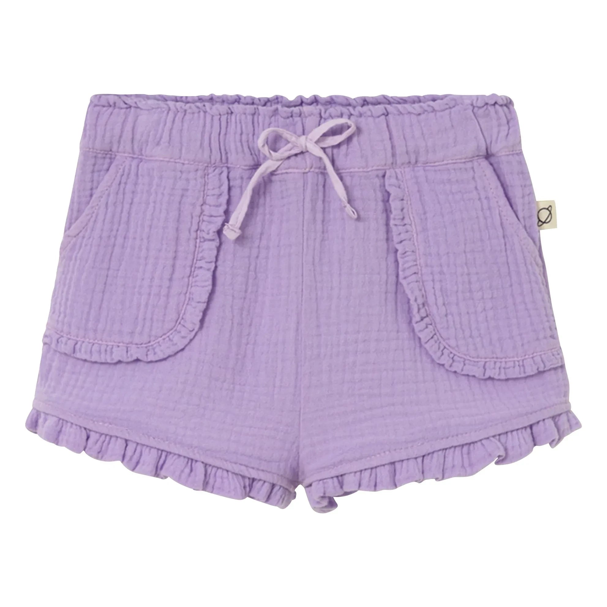 Cozmo - Stella Cotton Gauze Shorts | Lavender
