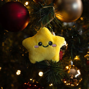 Legami - Plush Toy Christmas Decoration - Star - Oh-Oh-Ohrnaments