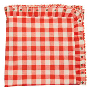 Emile et Ida - Checkered Tablecloth | Red