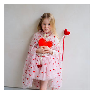Mimi & Lula - Festoon Heart Bag | Red