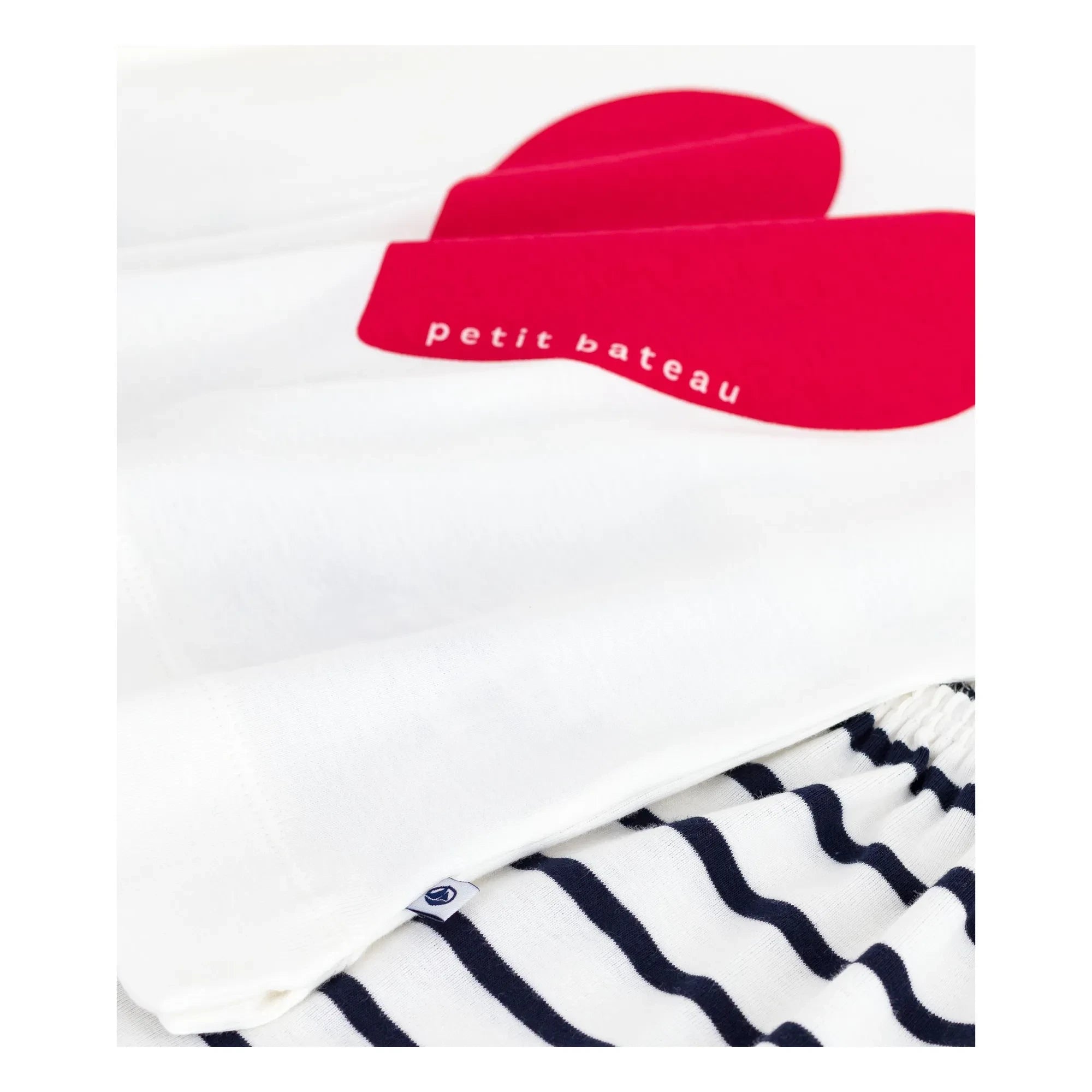 Petit Bateau - Bruneta Organic Cotton Pajama Shorts | White