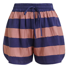 Essentiel Antwerp - Jalana Striped Shorts | Blue