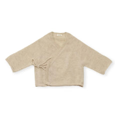 My Little Freckle - Organic Cashmere Kimono Vest | Beige