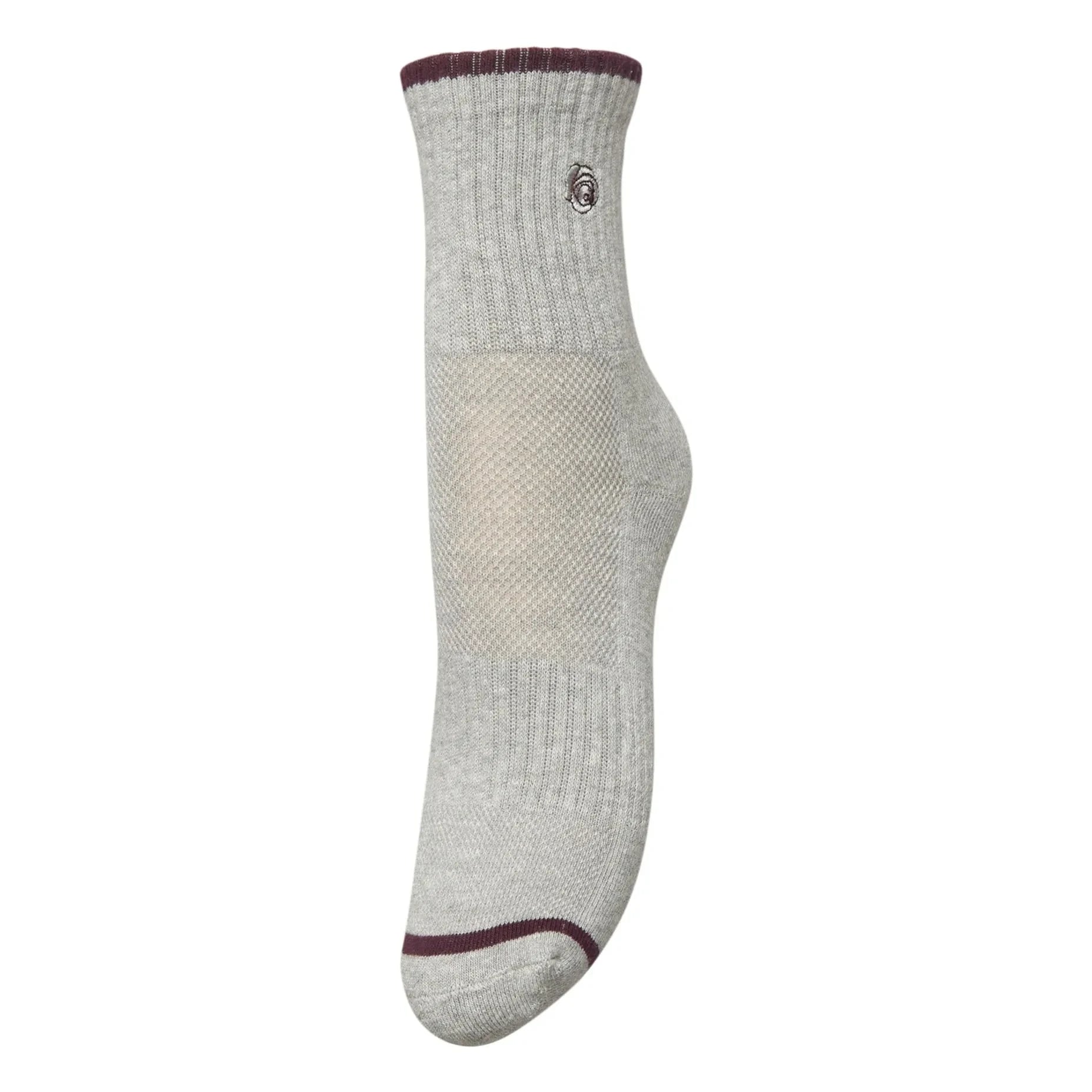 Becksöndergaard - Rose Cotta Socks | Dark Gray Melange