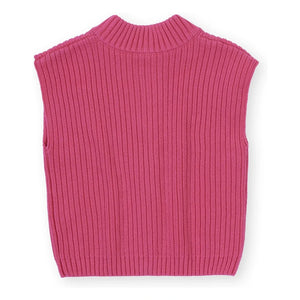 Goldie + Ace - Ribbed Sleeveless Tank Top | Pink