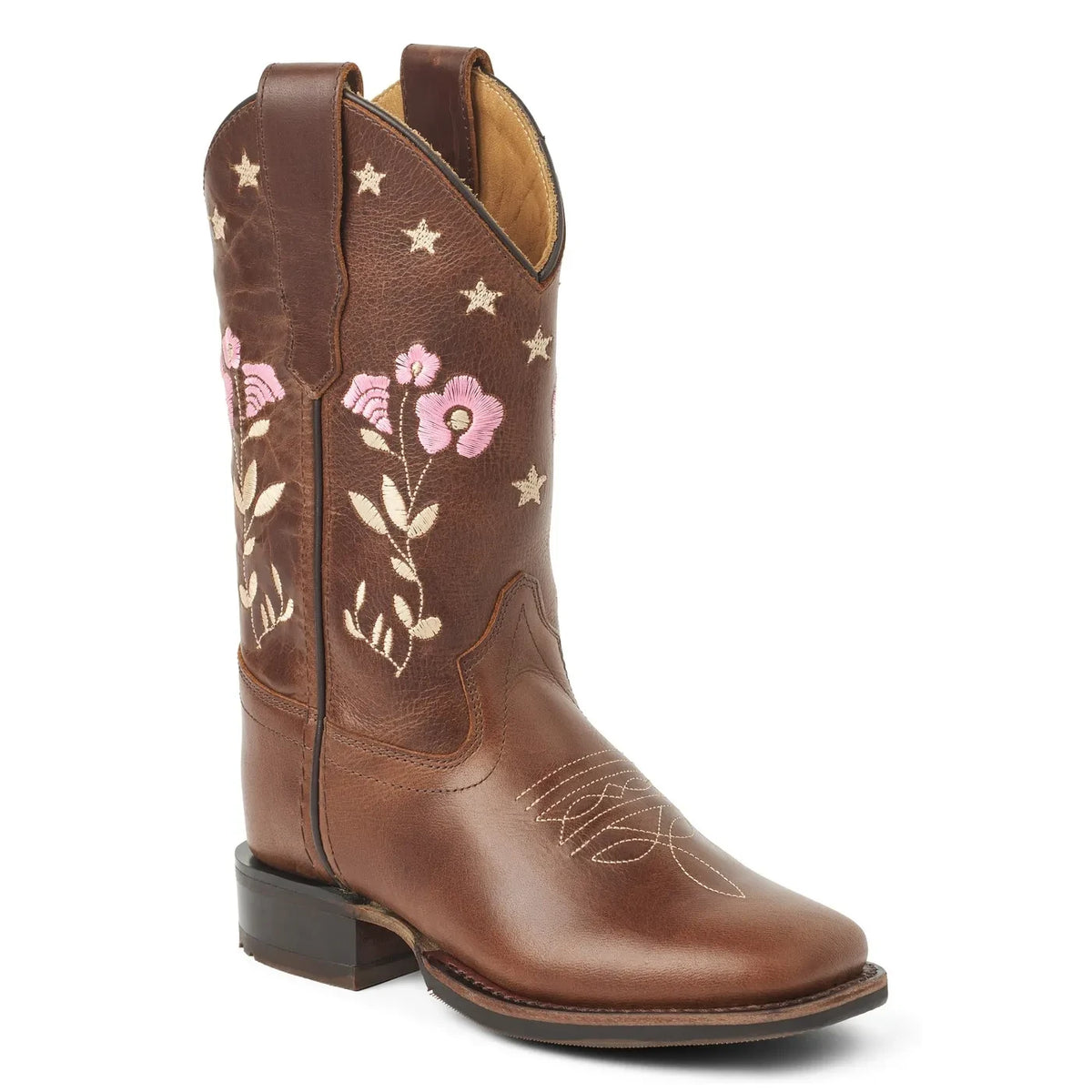 Copenhagen Colors - Floral Cowboy Boots - Copenhagen Colors X Bootstock | Dark Brown