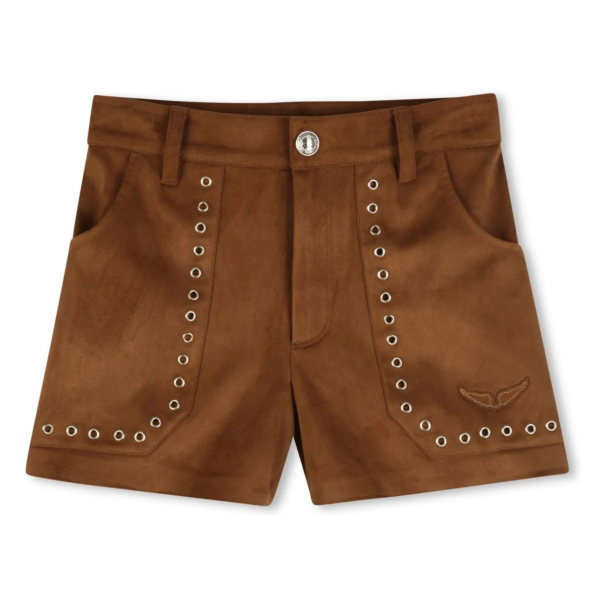 Zadig & Voltaire - Pinned Pocket Shorts | Brown