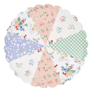 Meri Meri - Patchwork Plates - 8-piece Set