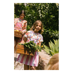 Favorite People - Amore Striped Romper Dress | Pink