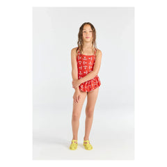 The Animals Observatory - Clownfish Anchors Swimsuit | Red