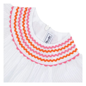Tartine et Chocolat - Gathered Dress | White