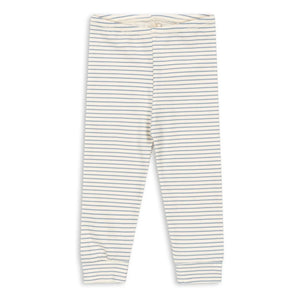 Konges Sløjd - Striped Organic Cotton Leggings | Beige