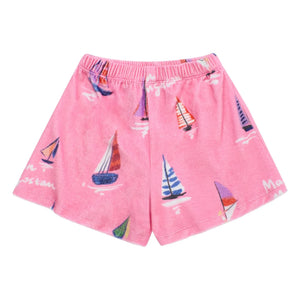 Maison Mangostan - Voiles Eponge Shorts | Pink