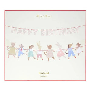Meri Meri - Animal Friends Birthday Banner