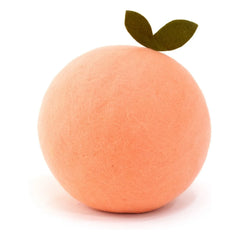 Muskhane - Peach Felt Pouf | Blush