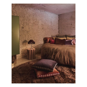 Olsson & Jensen - Daisy Velvet Pillow Cover | Dark Brown