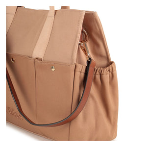 Chloé - Logo Cloth Diaper Bag | Beige Pink