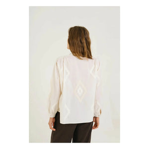 Sacrécoeur - Ella Astra Embroidered Blouse | Ivory