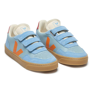 Veja - Scratch Sneakers Small V-90 Leather O.T. | Light Blue