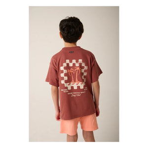 Tumble N'Dry - Oversized T-Shirt Port Douglas Recycled Cotton | Rust