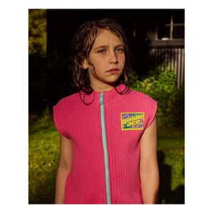 Goldie + Ace - Ribbed Sleeveless Tank Top | Pink