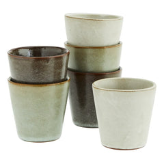 Madam Stoltz - Ceramic Cups - Set of 6
