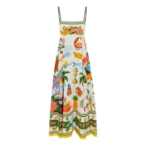 Alémais - Paradiso Linen Dress | Ecru