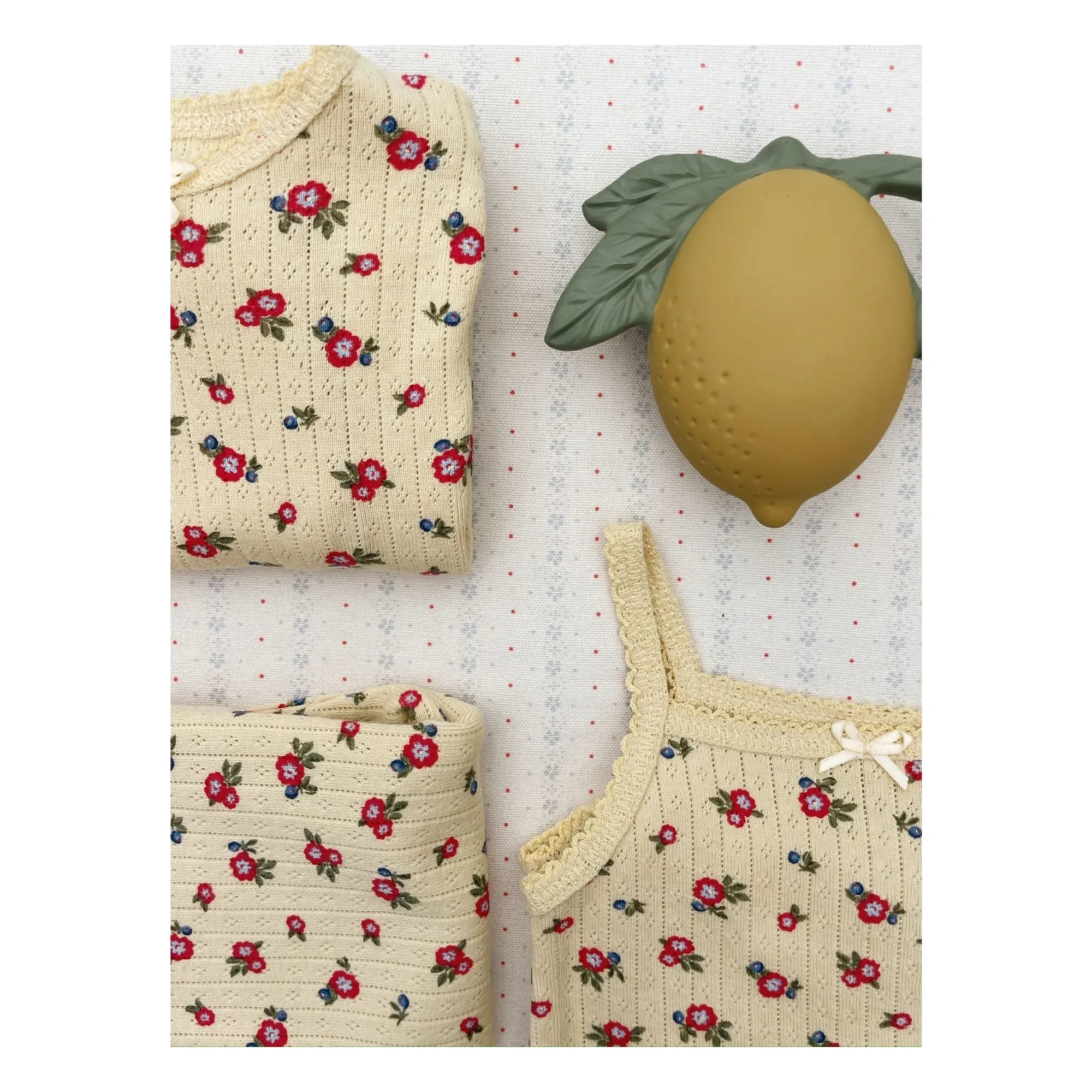 Konges Sløjd - Lemon Teething Ring | Yellow