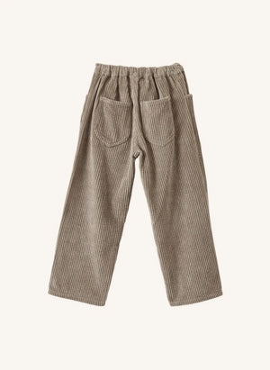 Caramel - Erodium Corduroy Pants | Grey