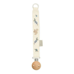 Cam Cam - Blueberry Embroidered Pacifier Clip