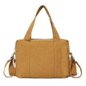 rivedroite - Mini Darcy Recycled Cotton Baby Care Bag | Tobacco