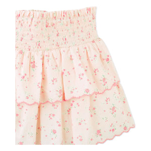 Gingersnaps - Short Bea Gathered Skirt | Powder Pink