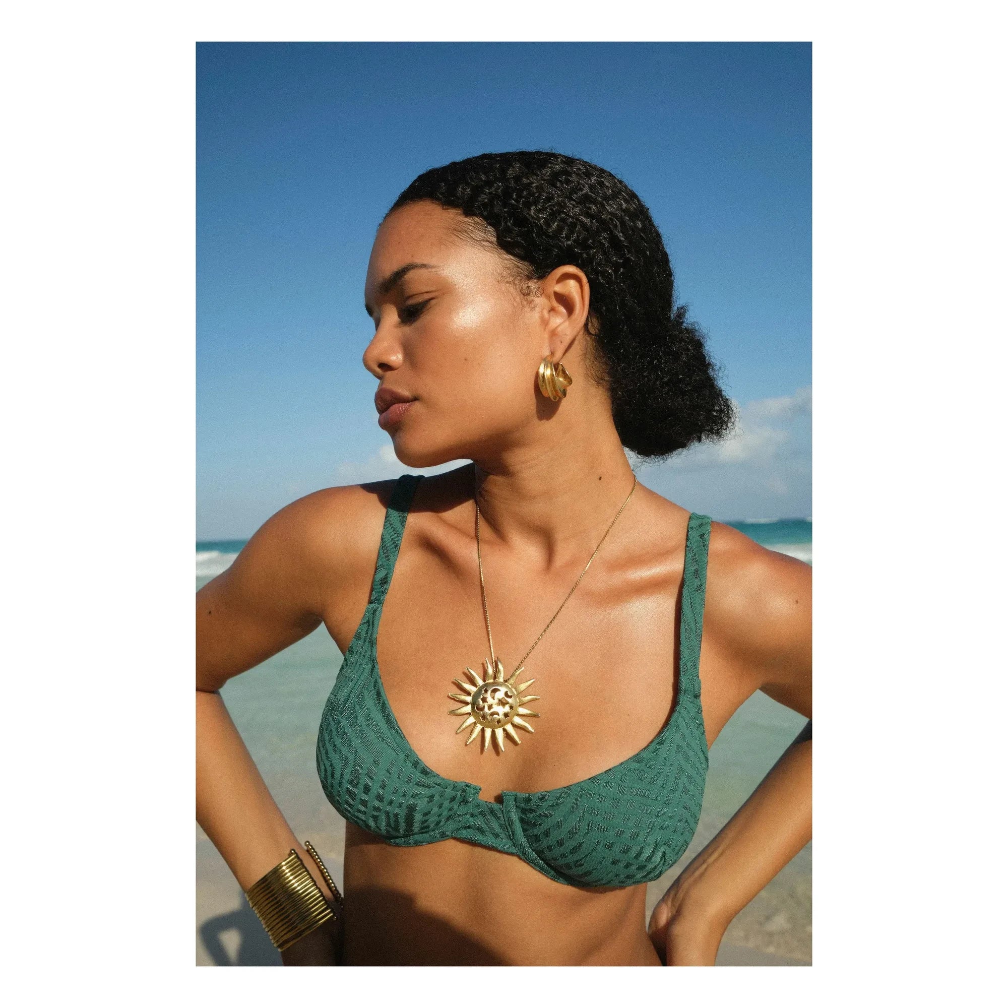 Fresh & Salt - Brooke Palm Mayo Topping | Forest Green