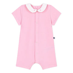 Petit Bateau - Organic Cotton Romper | Pink