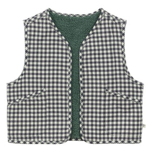 Arsène et Les Pipelettes - Giulia Sherpa Double-Sided Jacket | Green