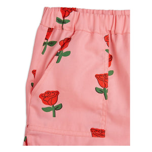 Mini Rodini - Pink Organic Cotton Shorts | Pink
