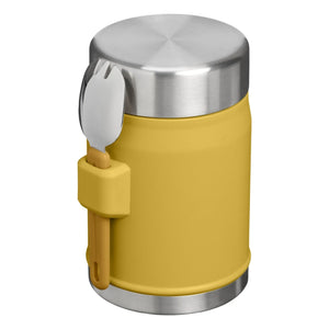 Stanley 1913 - The Legendary Classic Insulated Food Jar with Spork - 0.4 L | Mustard