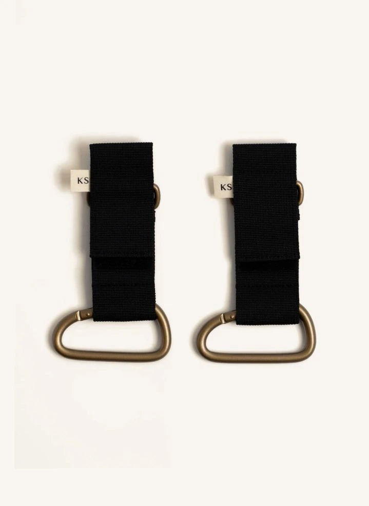 Konges Sløjd - Stroller Clips - Set of 2 | Black