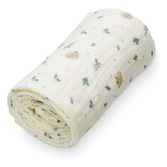 Cam Cam - Mavi yaban mersini muslin battaniye
