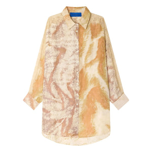 Mes Demoiselles - Smirf Silk Shirt | Beige