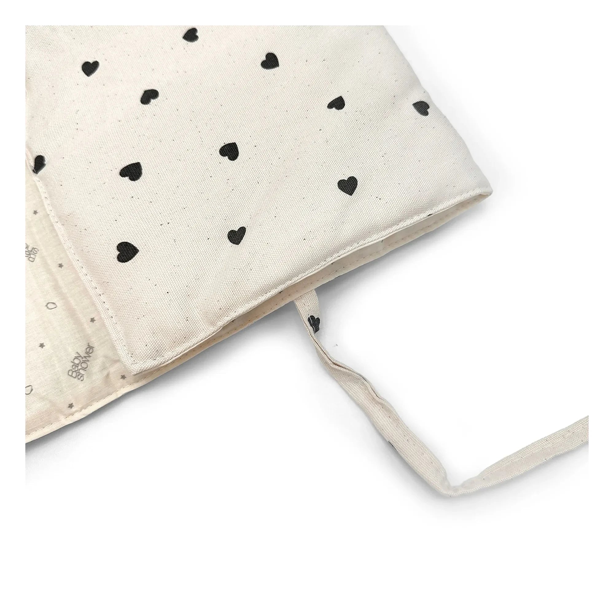 Baby Shower - Heart Travel Changing Mat | Beige