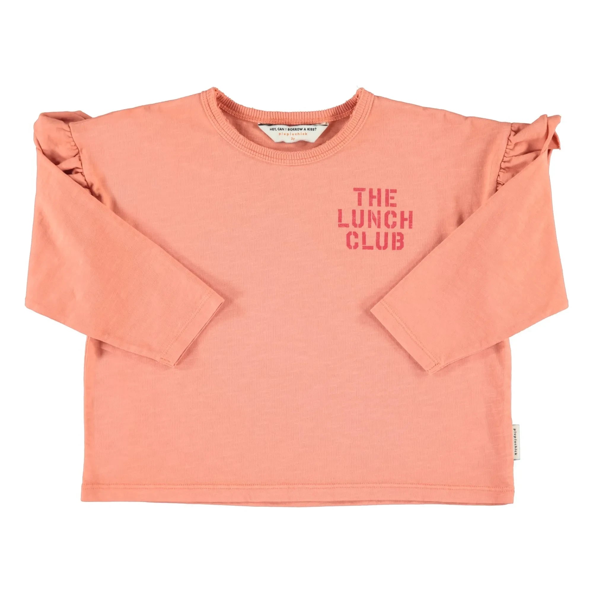 Piupiuchick - The Lunch Club T-Shirt | Coral