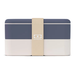 Monbento - MB Original Double Leakproof Compartment Bento | Blue