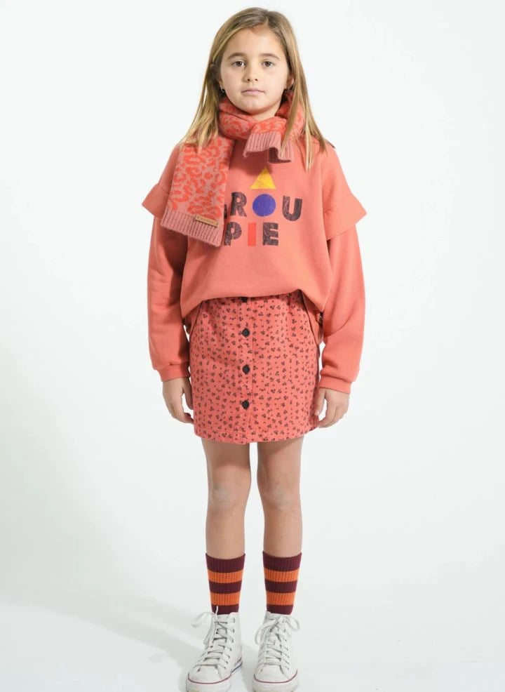 Piupiuchick - Leopard Wool Scarf | Pink
