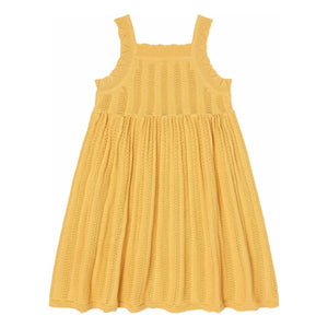 FUB - Organic Cotton Fine Knit Summer Dress | Mustard